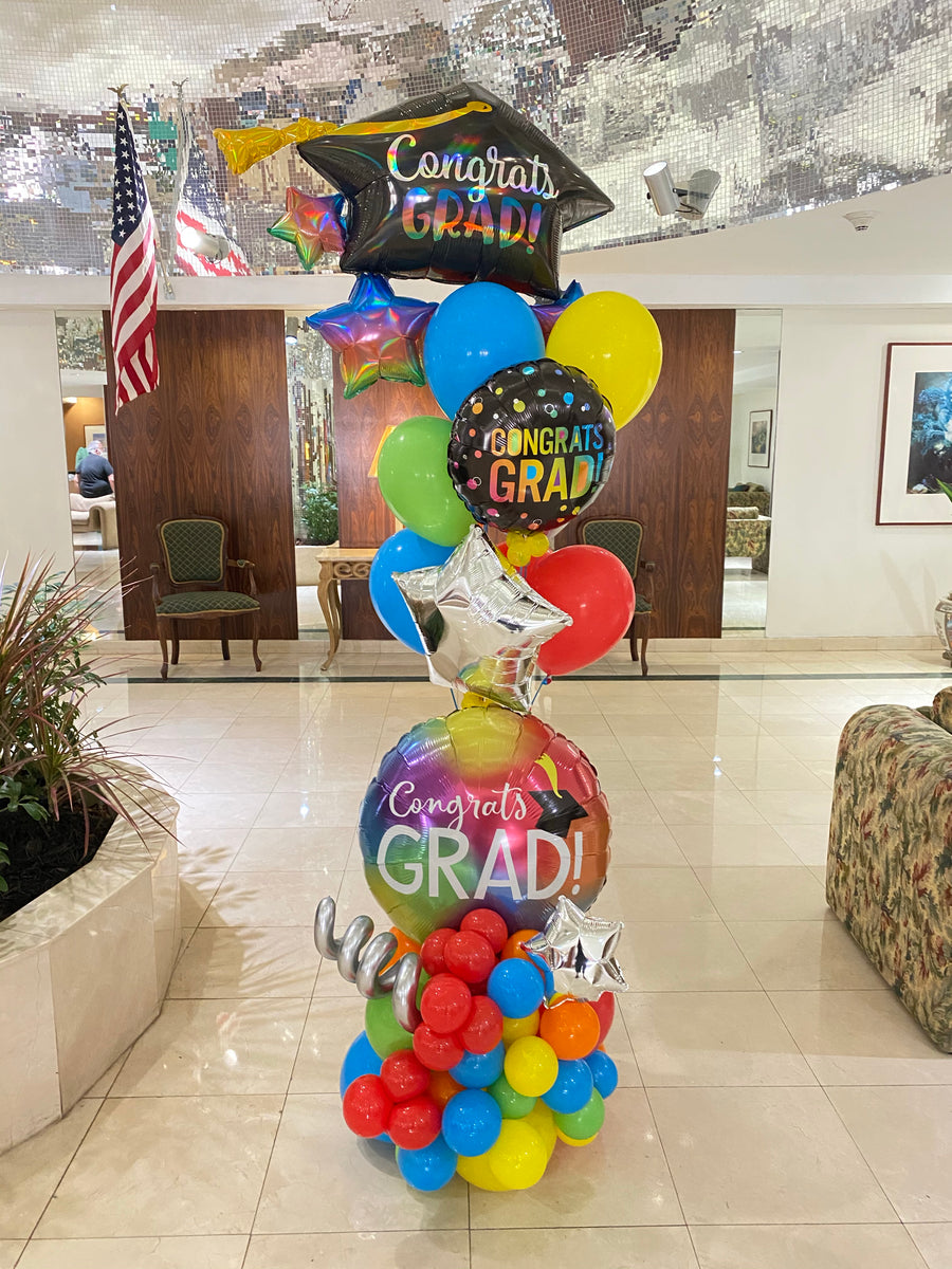 Congrats Colorful Grad – Boom Balloons